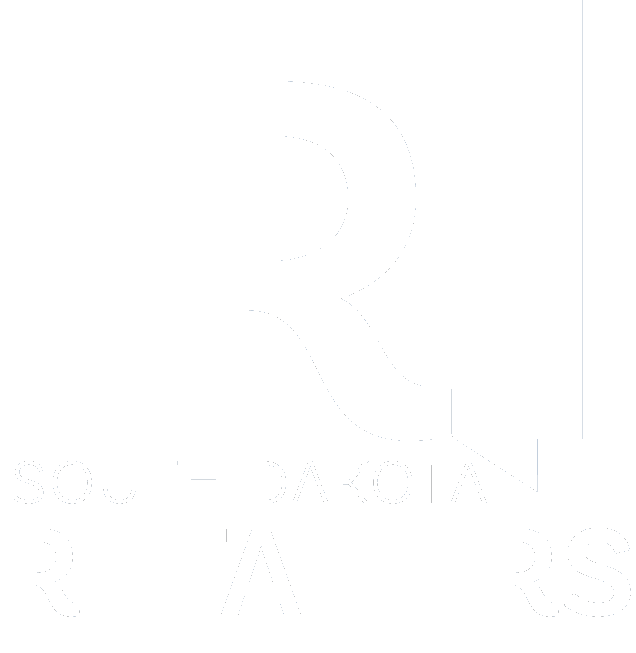 South Dakota Realtors Association Logo - White