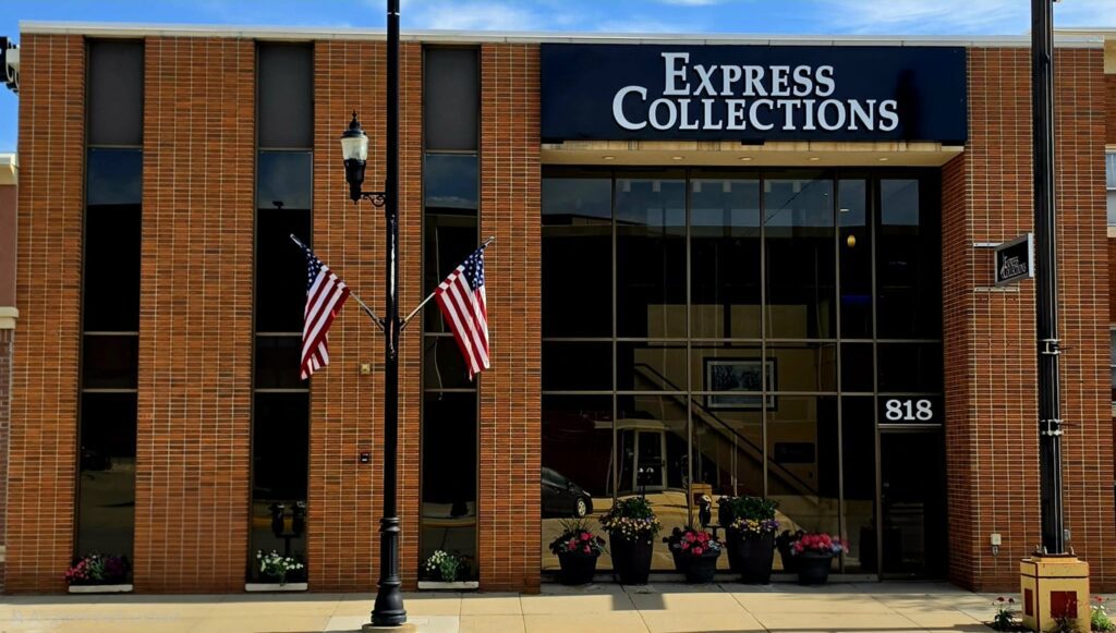 The Exterior of the Express Collections Building